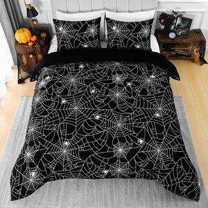 3 Piece Halloween Duvet Cover Queen Size